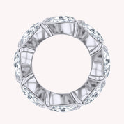 Eternity Circle Pendant Lab Created Moissanite