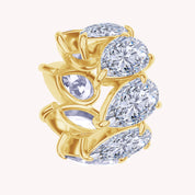 Eternity Circle Pendant Lab Created Moissanite