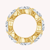 Eternity Circle Pendant Lab Created Moissanite