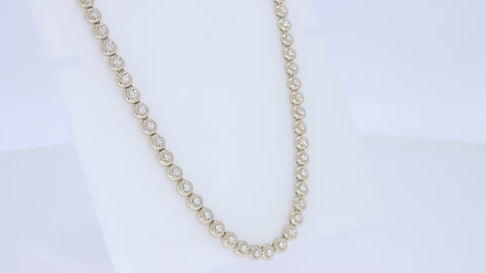 5MM Width Lab Created Moissanite Tennis Choker Necklace