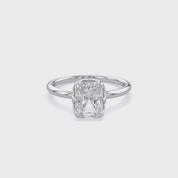 6 Prong Radiant Solitaire Lab Grown Diamond Engagement Ring
