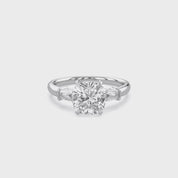 Lab Grown Diamond Three Stone Engagement Ring