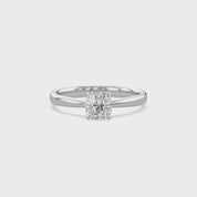 Cushion-Cut Solitaire Engagement Ring | Lab-Grown Diamond
