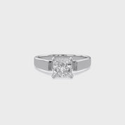 Princess Cut Lab Grown Diamond Solitaire Engagement Ring