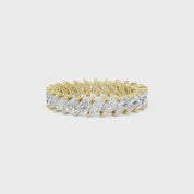 Marquise-Cut Full-Eternity Ring | Lab-Grown Diamond