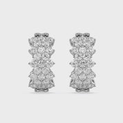 Huggie Hoop Lab Grown Diamond Earrings