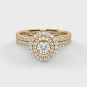 Round Diamond IGI Bridal Set Ring