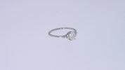 Oval, Marquise and Round Cut Cubic Zirconia Solitaire Engagement Ring for Women