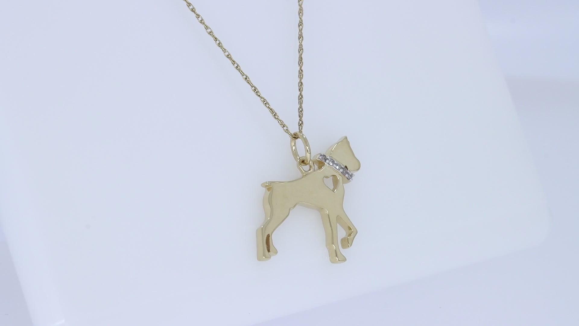 Dog Lover Charm Pendant Necklace