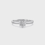 Heart-Cut Solitaire Engagement Ring | Lab-Grown Diamond