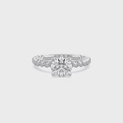 Twisted Rope Solitaire Engagement Ring Lab Grown Diamond