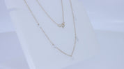 Five Stone Lab Grown Diamond Station Necklace