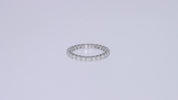 2.5MM Lab Created Moissanite Eternity Ring Band