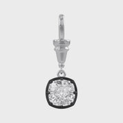 Cushion-Cut Dog Clip Bail Pendant | Lab-Grown Diamond