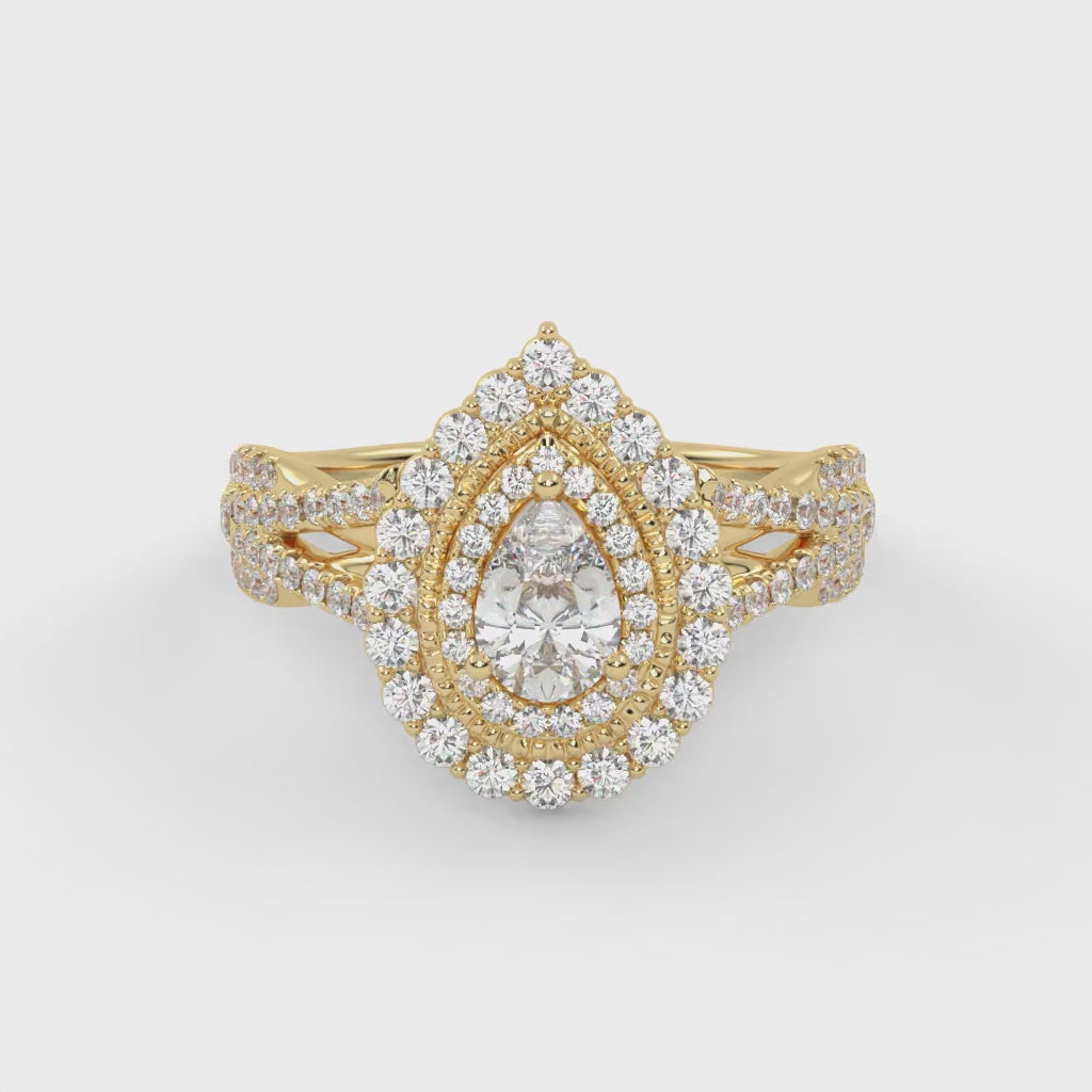 IGI Certified Lab Diamond Engagement Ring