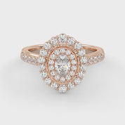 Oval & Round 1.05 Carat Lab Diamond Ring – IGI Certified