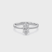 Marquise-Cut Solitaire Engagement Ring | Lab-Grown Diamond