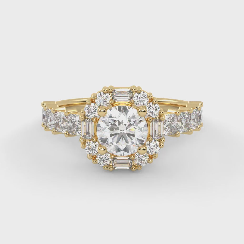 IGI Certified 2.00 Carat Lab Grown Diamond Engagement Ring