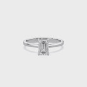Radiant Lab Grown Diamond Solitaire Engagement Ring