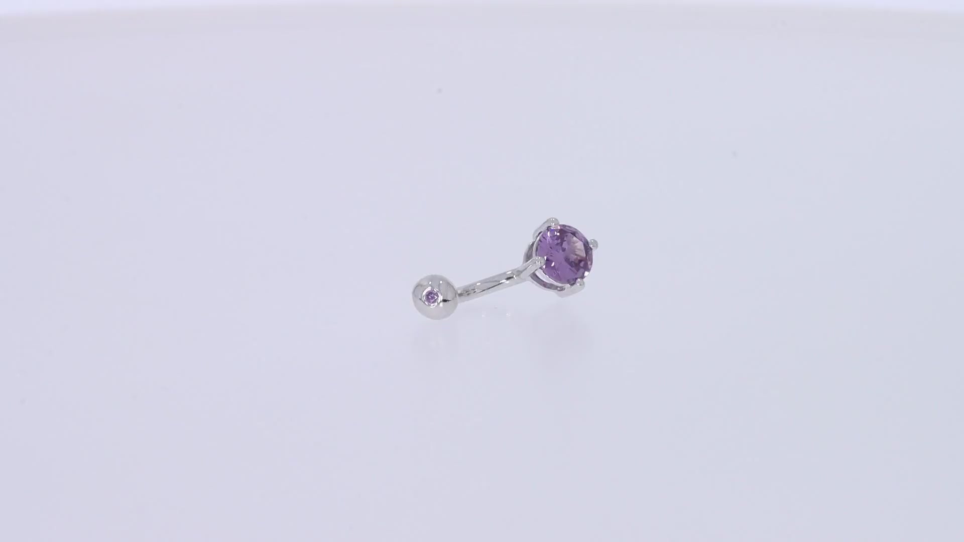 Body Piercing Belly Button Navel Ring Sterling Silver