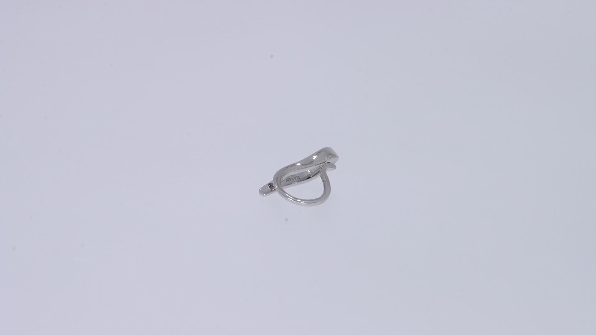 Interchangeable Pendant Hanger Slide Pearl Enhancer Fits 7mm In 14k Gold Plated 925 Sterling Silver