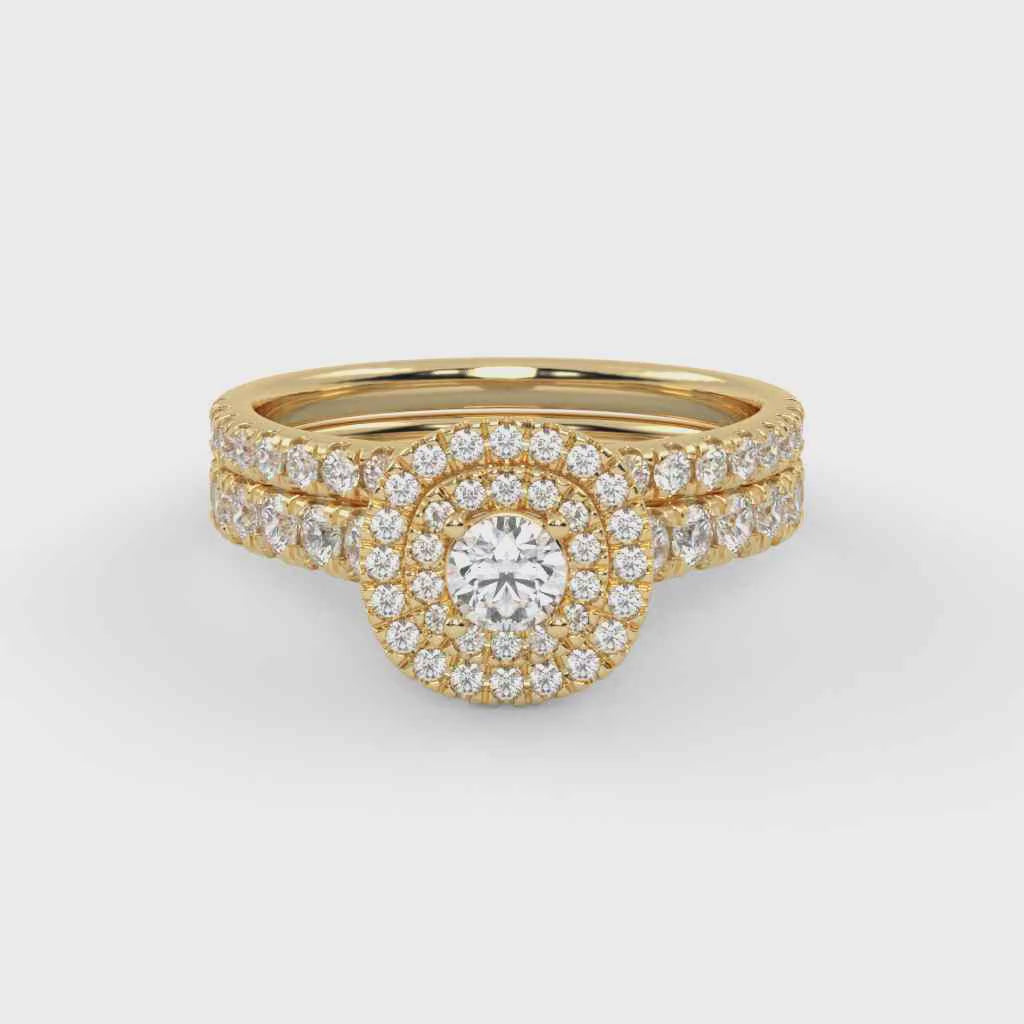 IGI Certified Bridal Set Diamond Ring