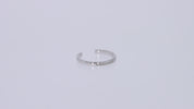 Natural Diamond Accent Adjustable Toe Ring for Women