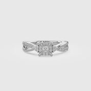 Halo Promise Lab Grown Diamond Ring