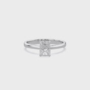 Emerald Cut Lab Grown Diamond Solitaire Engagement Ring
