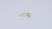 Oval, Marquise and Round Cut Cubic Zirconia Solitaire Engagement Ring for Women