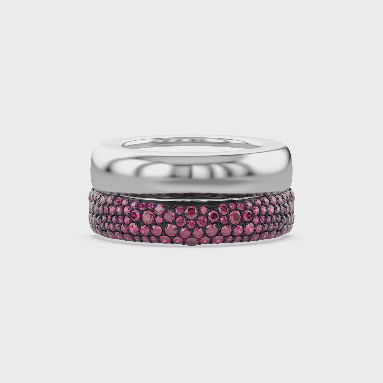 Simulated Ruby Luxury Oura Jacket Ring