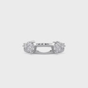 Lab Created Moissanite Stackable Enhancer Ring