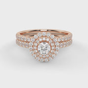 Round Diamond IGI Bridal Set Ring