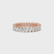 Marquise-Cut Full-Eternity Ring | Lab-Grown Diamond