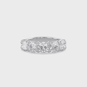 Round-Cut Half-Eternity Ring | Lab-Grown Diamond