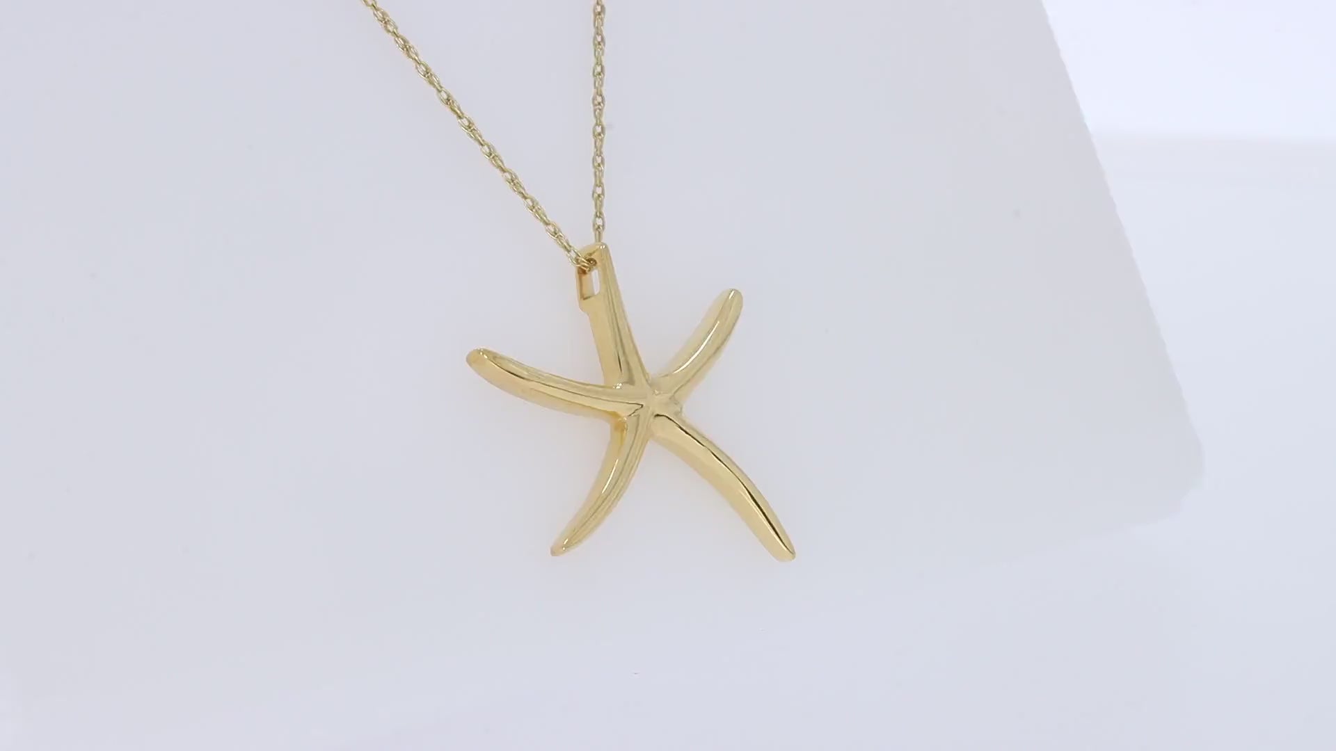 Starfish Charm Pendant Necklace