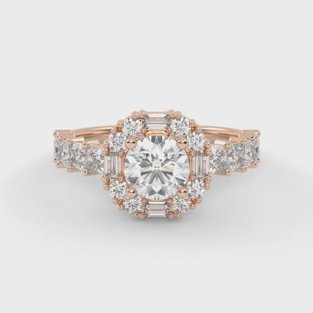 IGI Certified 2.00 Carat Lab Grown Diamond Engagement Ring