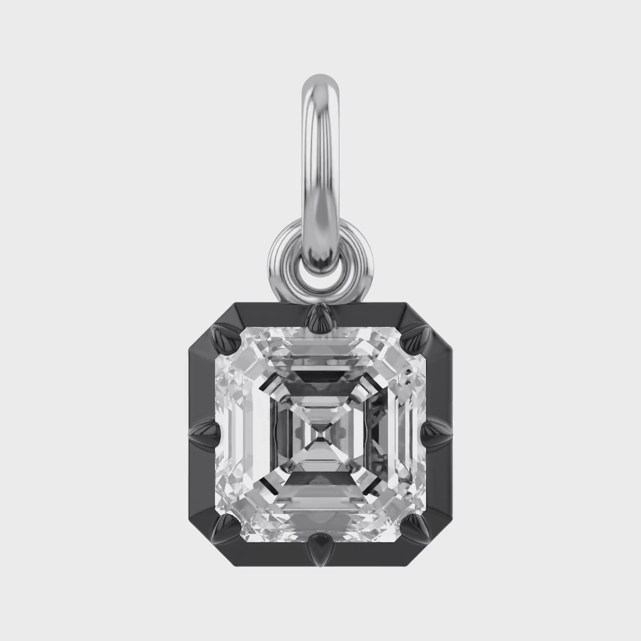 Multi Shape Lab Grown Diamond Solitaire Pendant