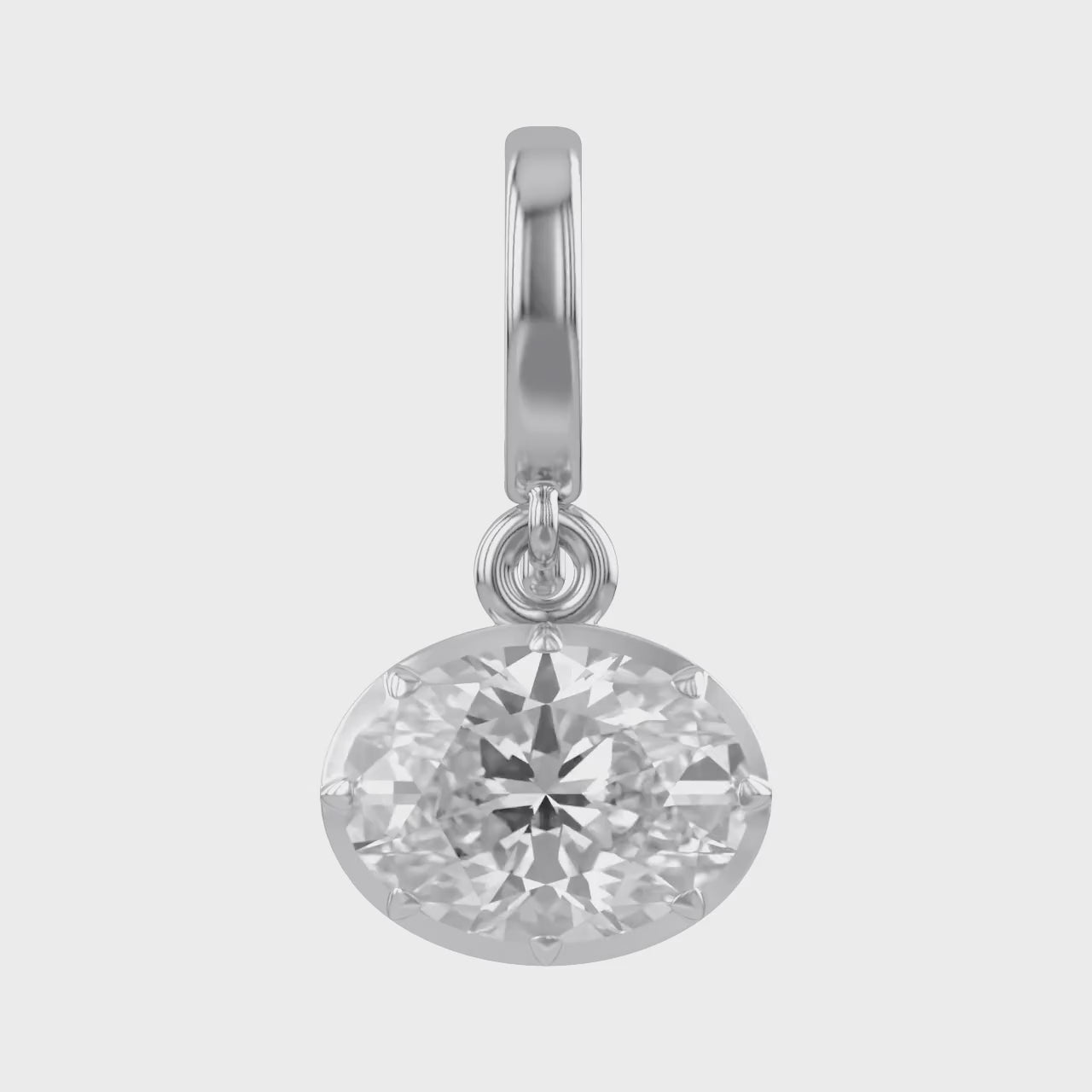 Multi Shape Lab Grown Diamond Solitaire Pendant
