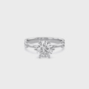 2.30 CT Round Lab Grown Diamond Solitaire Engagement Ring