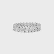 Marquise-Cut Full-Eternity Ring | Lab-Grown Diamond