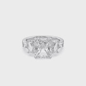 Esmarie Five Stone Radiant Cut Lab Grown Diamond Engagement Ring