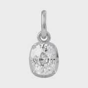 Cushion-Cut Solitaire Pendant | Lab-Grown Diamond