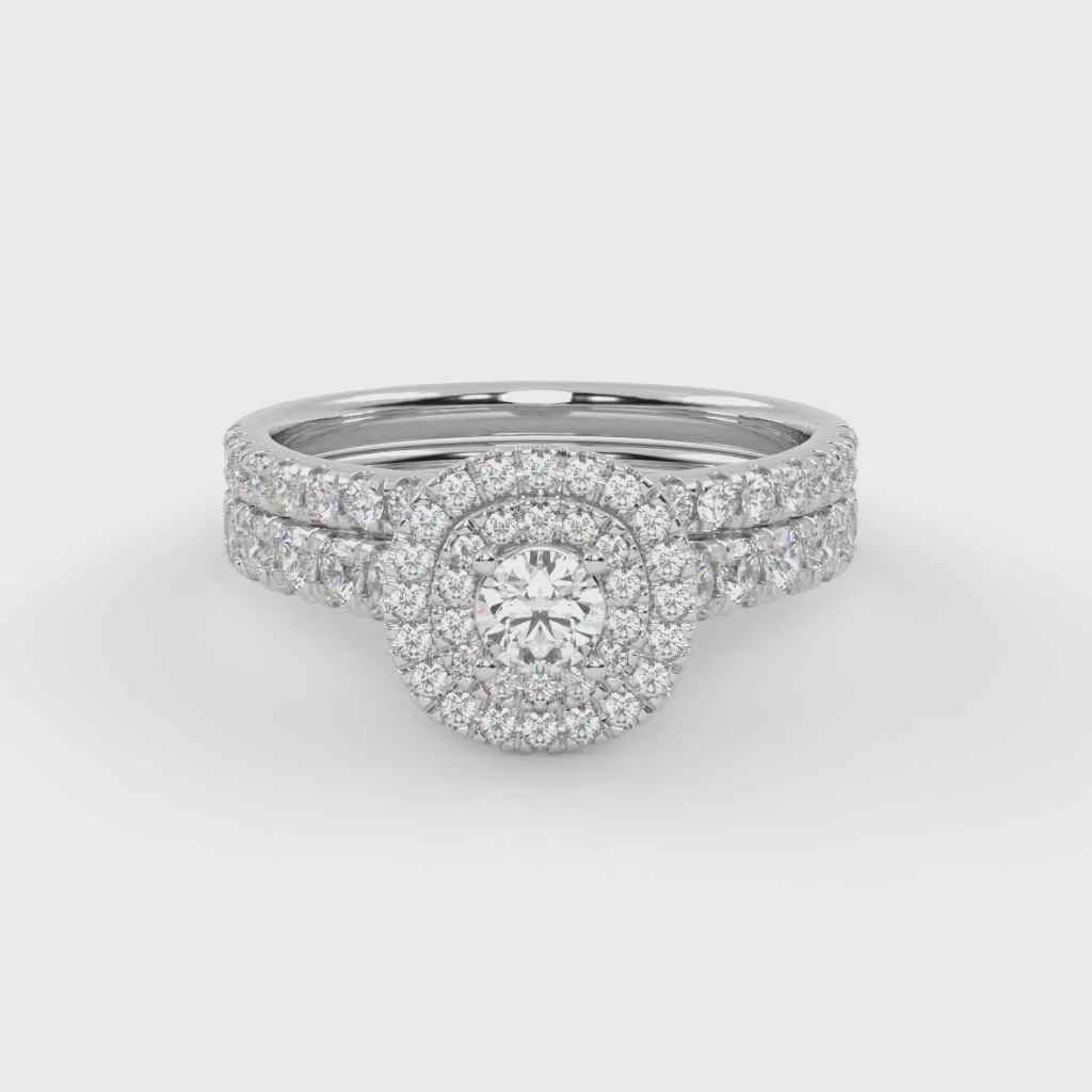 IGI Certified Bridal Set Diamond Ring