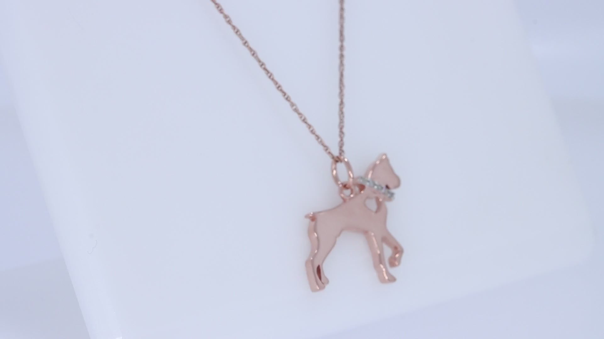 Dog Lover Charm Pendant Necklace