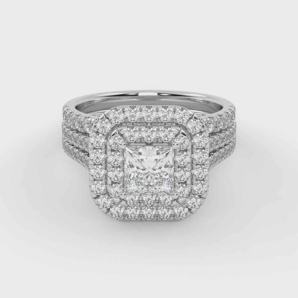 Heirloom IGI Certified Diamond Bridal Set
