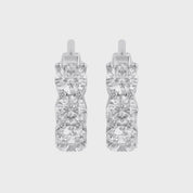 IGI Certified Lab Grown Diamond Insideout Hoop Earrings