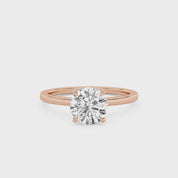 Lucas Petite Lab Grown Diamond Solitaire Engagement Ring