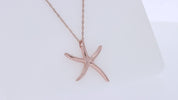 Starfish Charm Pendant Necklace