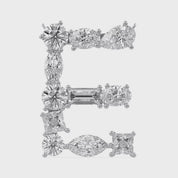 Initial Letter Pendant Multi Shape Lab Grown Diamond